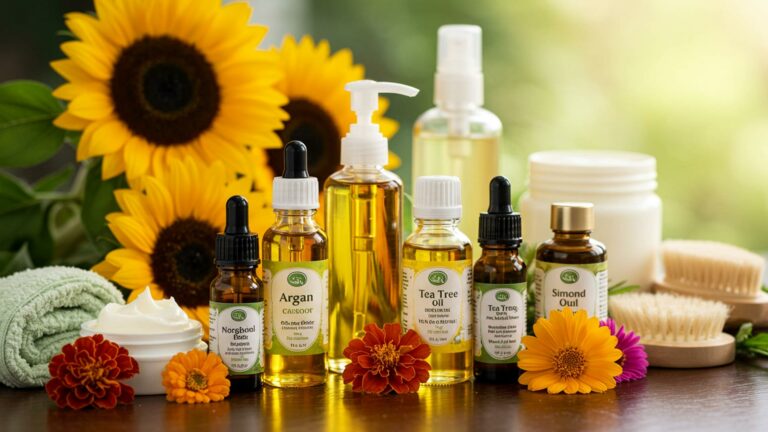 زيوت طبيعية للعناية بالبشرة والشعر