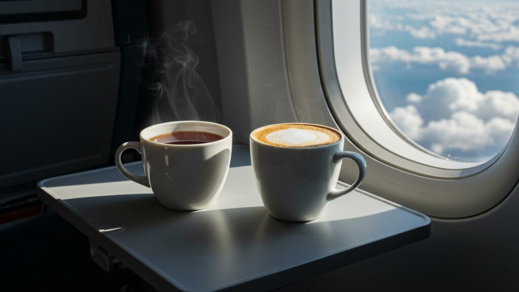 طعام ومشروبات الطائرات