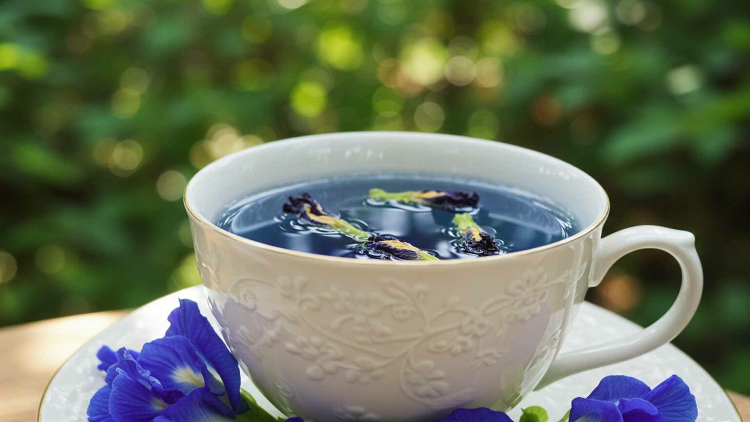 فوائد الشاي الأزرق