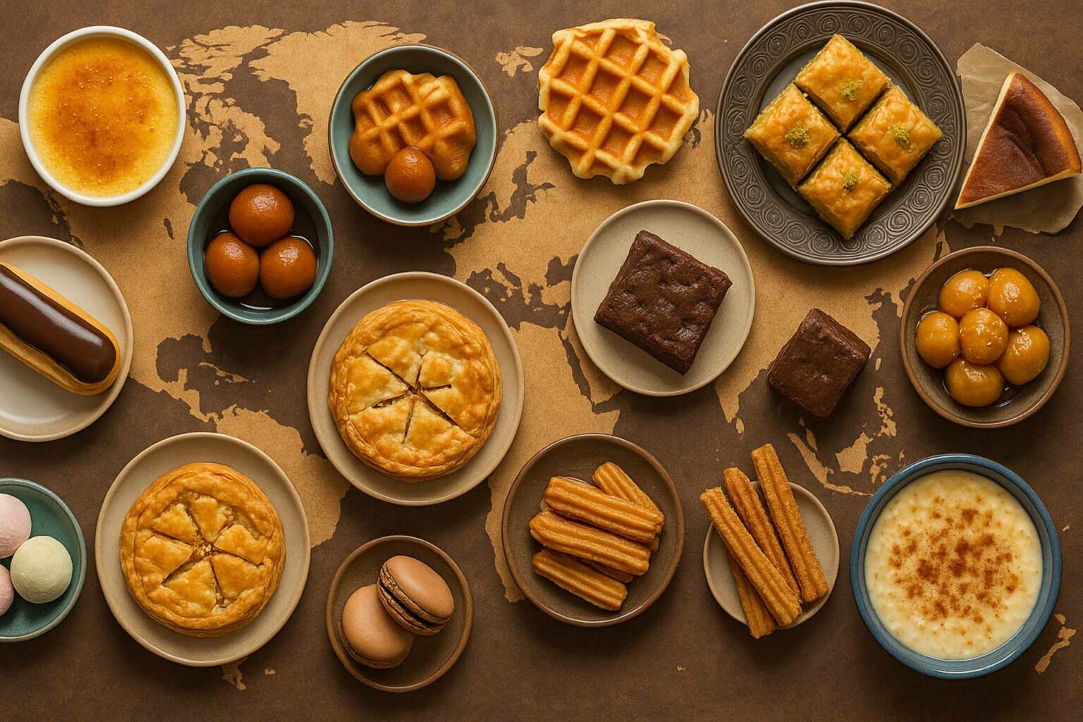 أصول الحلويات العالمية