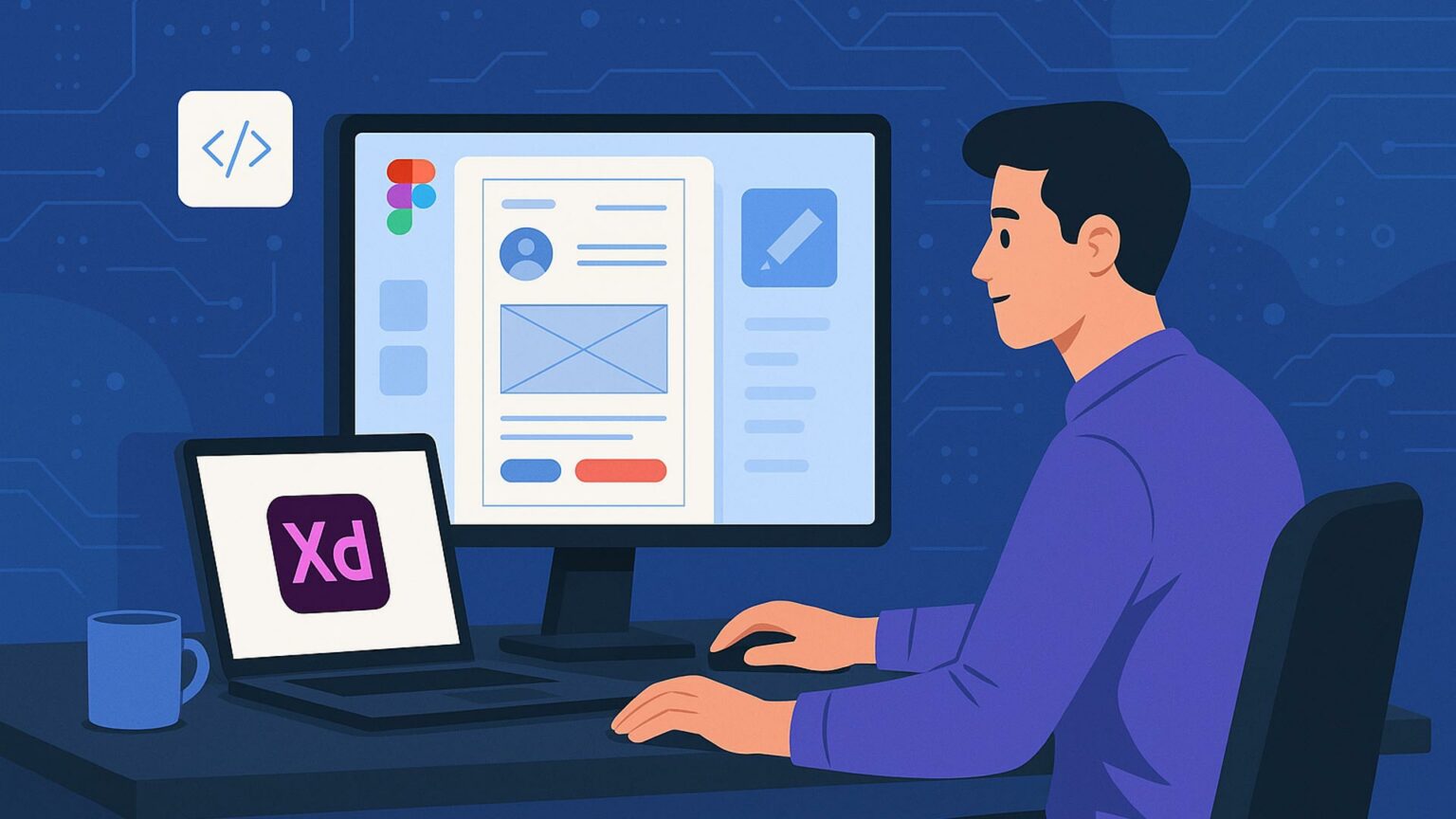 احتراف تصميم واجهات UI/UX
