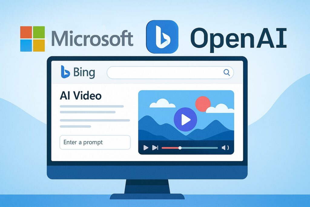 مايكروسوفت تُطلق “Bing Video Creator”: أداة “سورا” لتوليد الفيديو تصل إلى محرك البحث Bing Video Creator