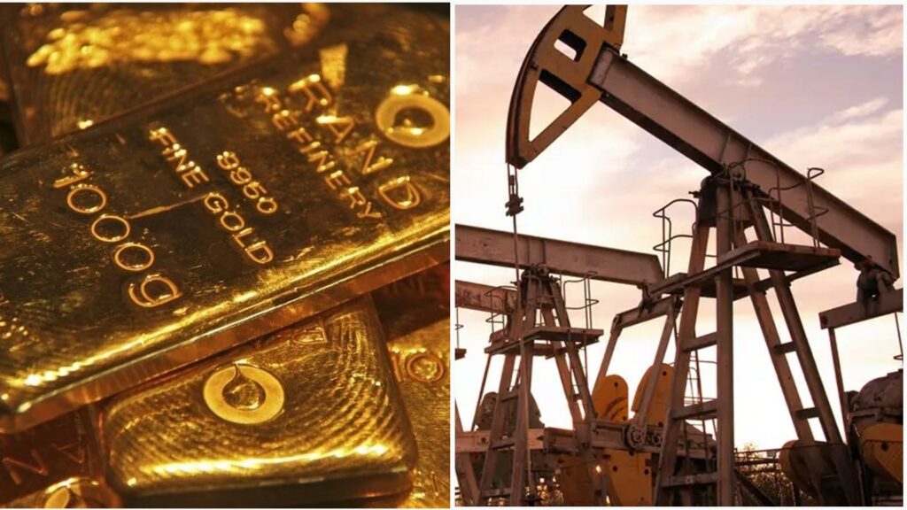 هبوط أسعار الذهب والنفط