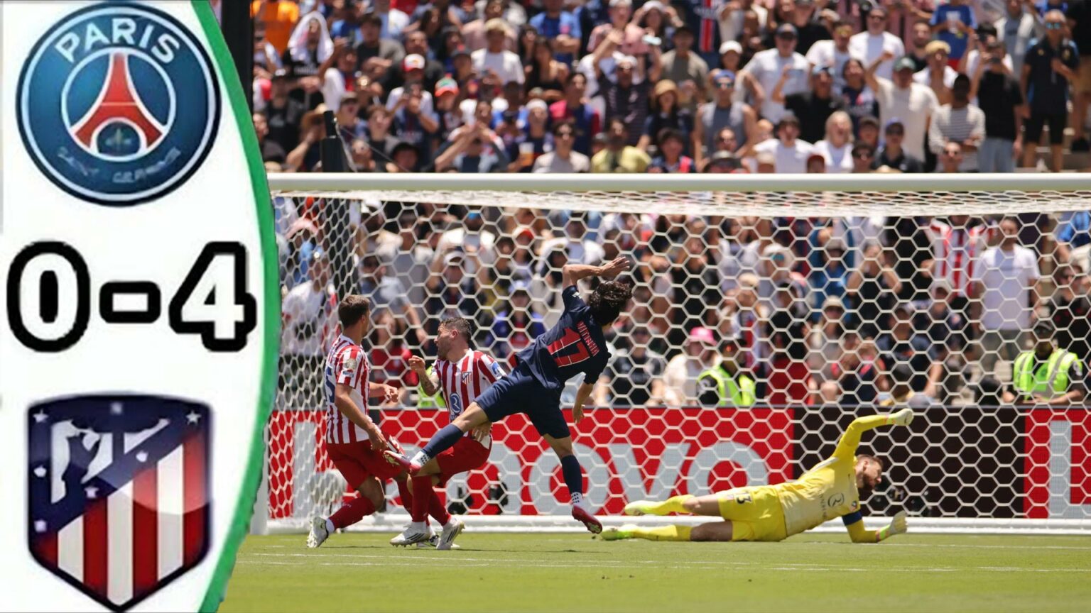 باريس سان جيرمان يسحق أتلتيكو مدريد