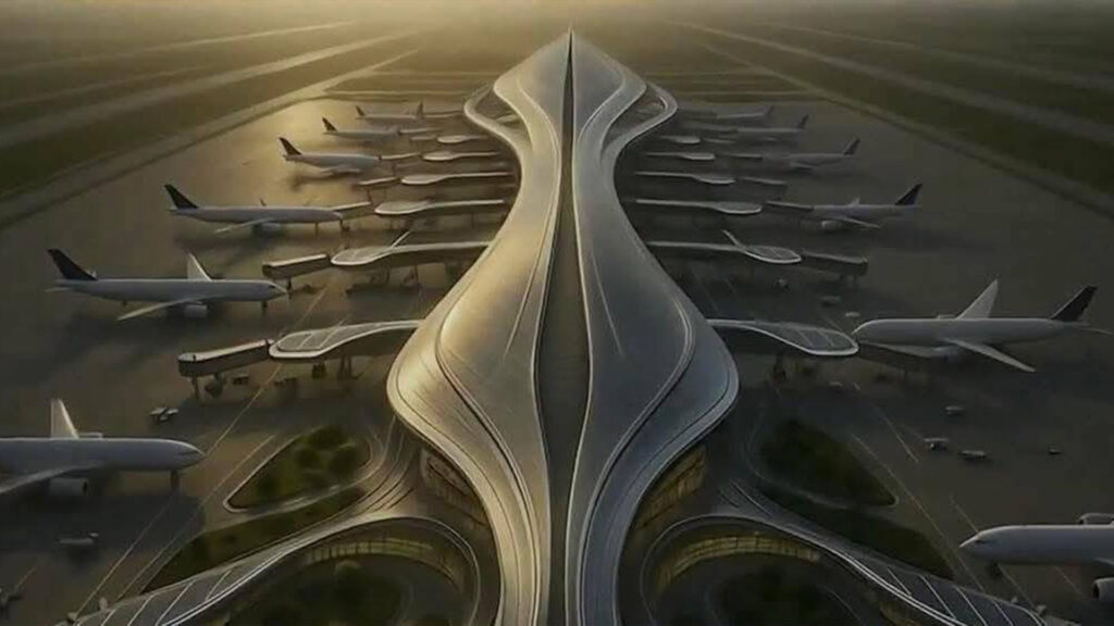 تصميم «السيف الدمشقي» في مطار دمشق