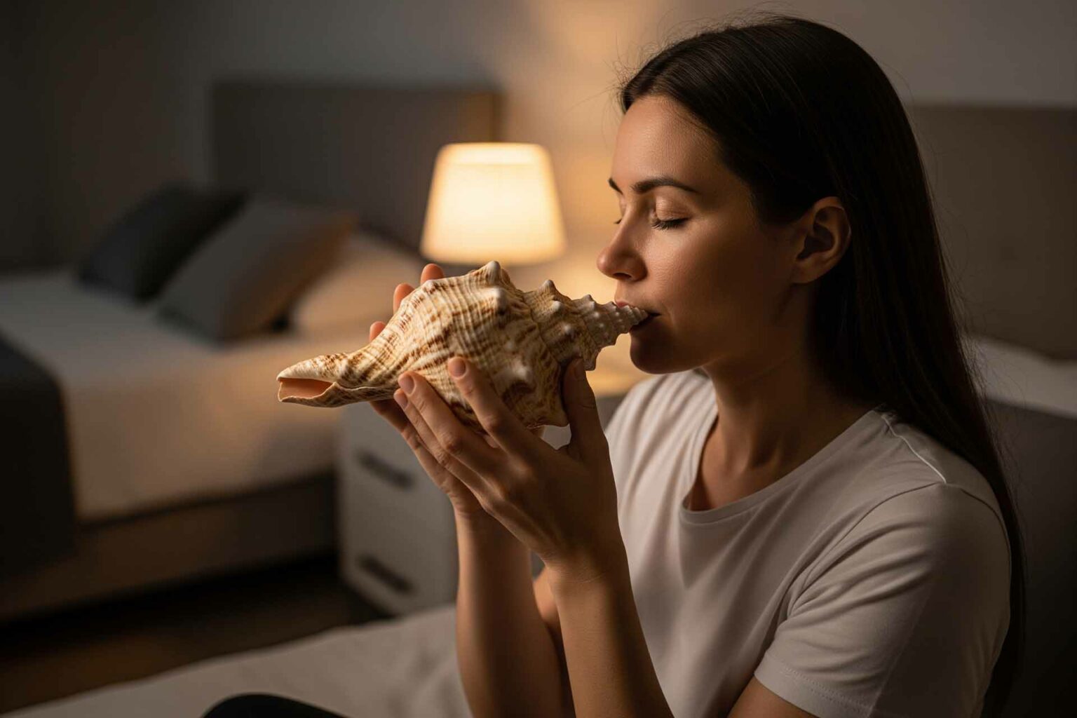 علاج الشخير بنفخ المحارة