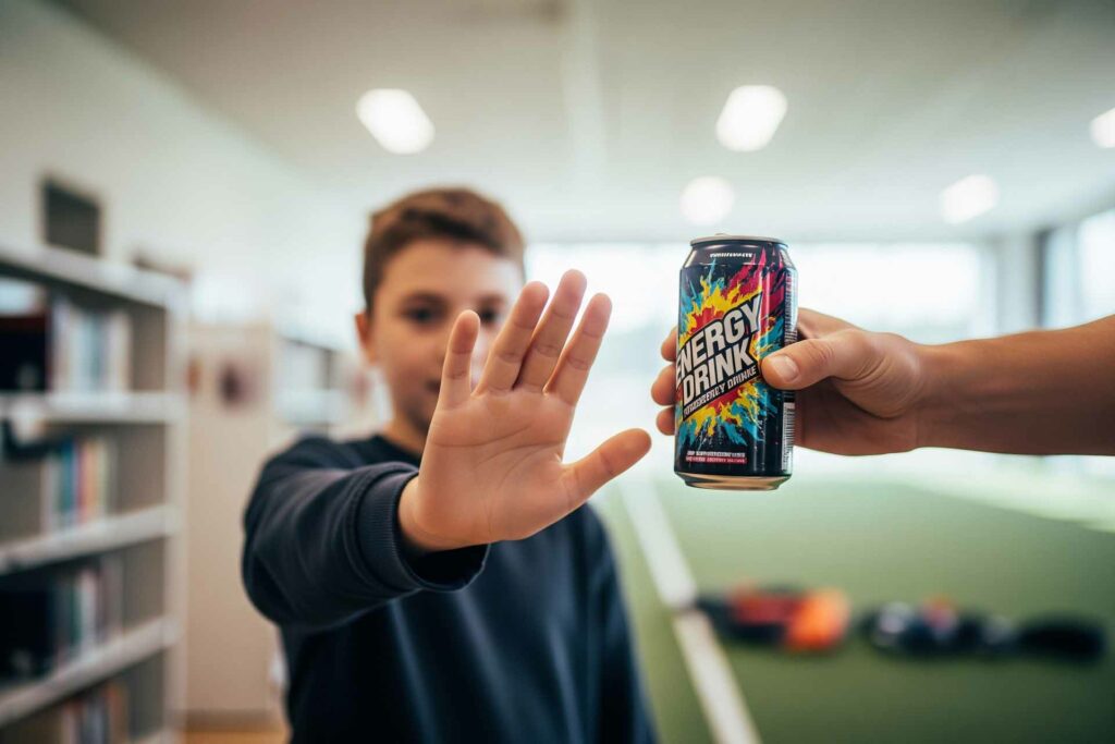 حظر مشروبات الطاقة للأطفال