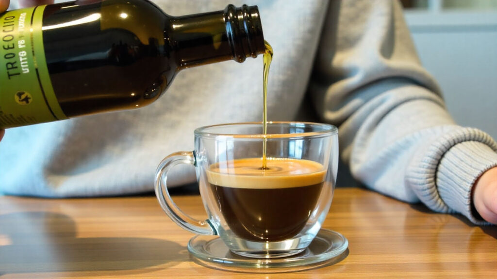 قهوة بزيت الزيتون: سر الطاقة الصحية أم مجرد صيحة عابرة؟ قهوة بزيت الزيتون