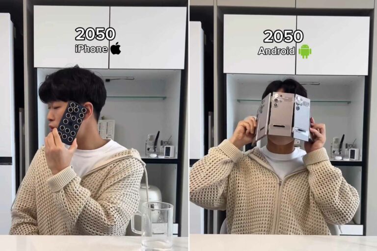 مقارنة بين أندوريد وأيفون سنة 2050