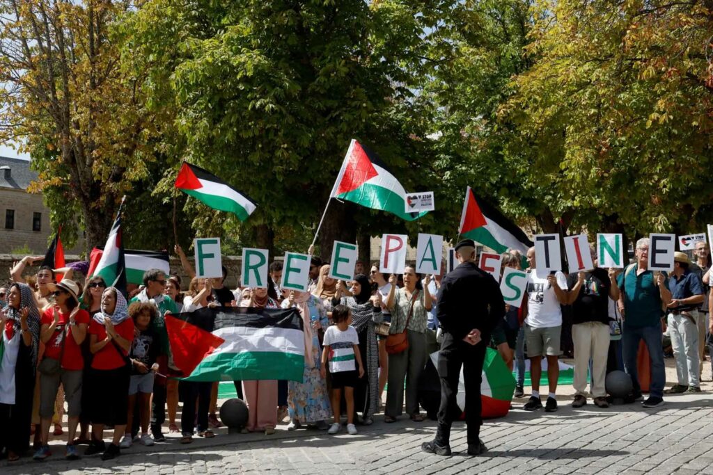 من تظاهرات داعمة لفلسطين