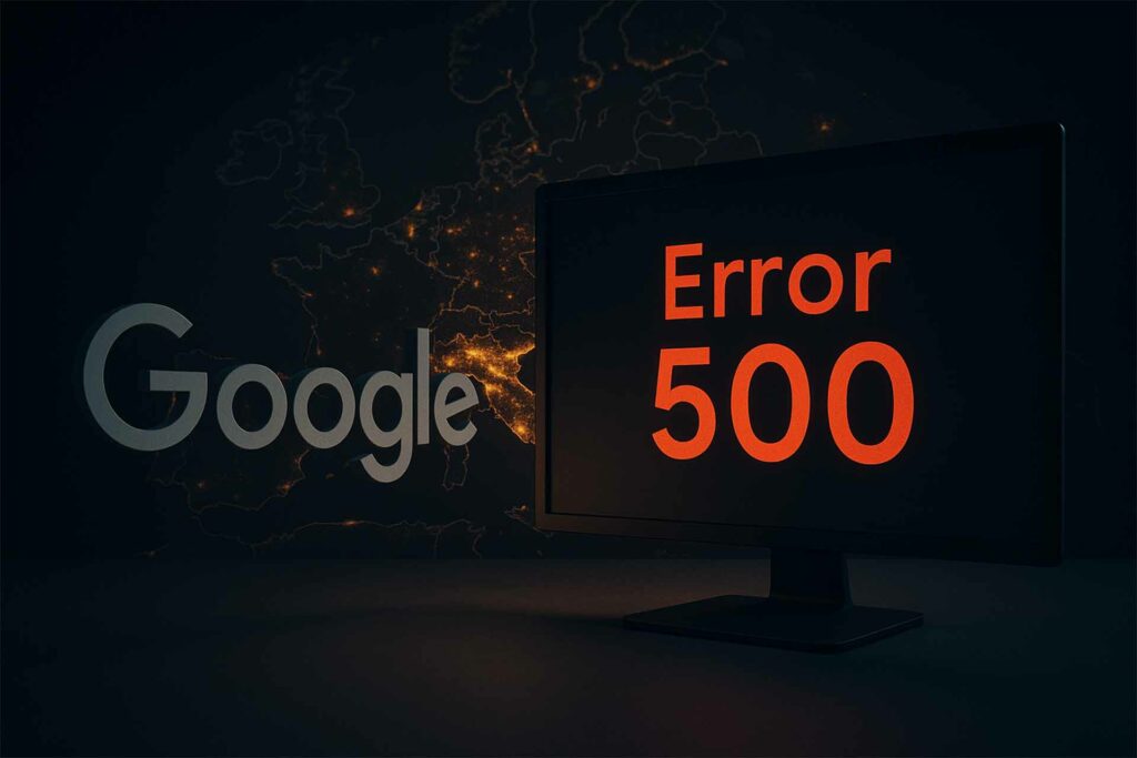 انقطاع خدمات غوغل