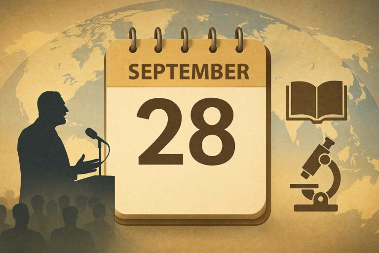 حدث في مثل هذا اليوم 28 سبتمبر