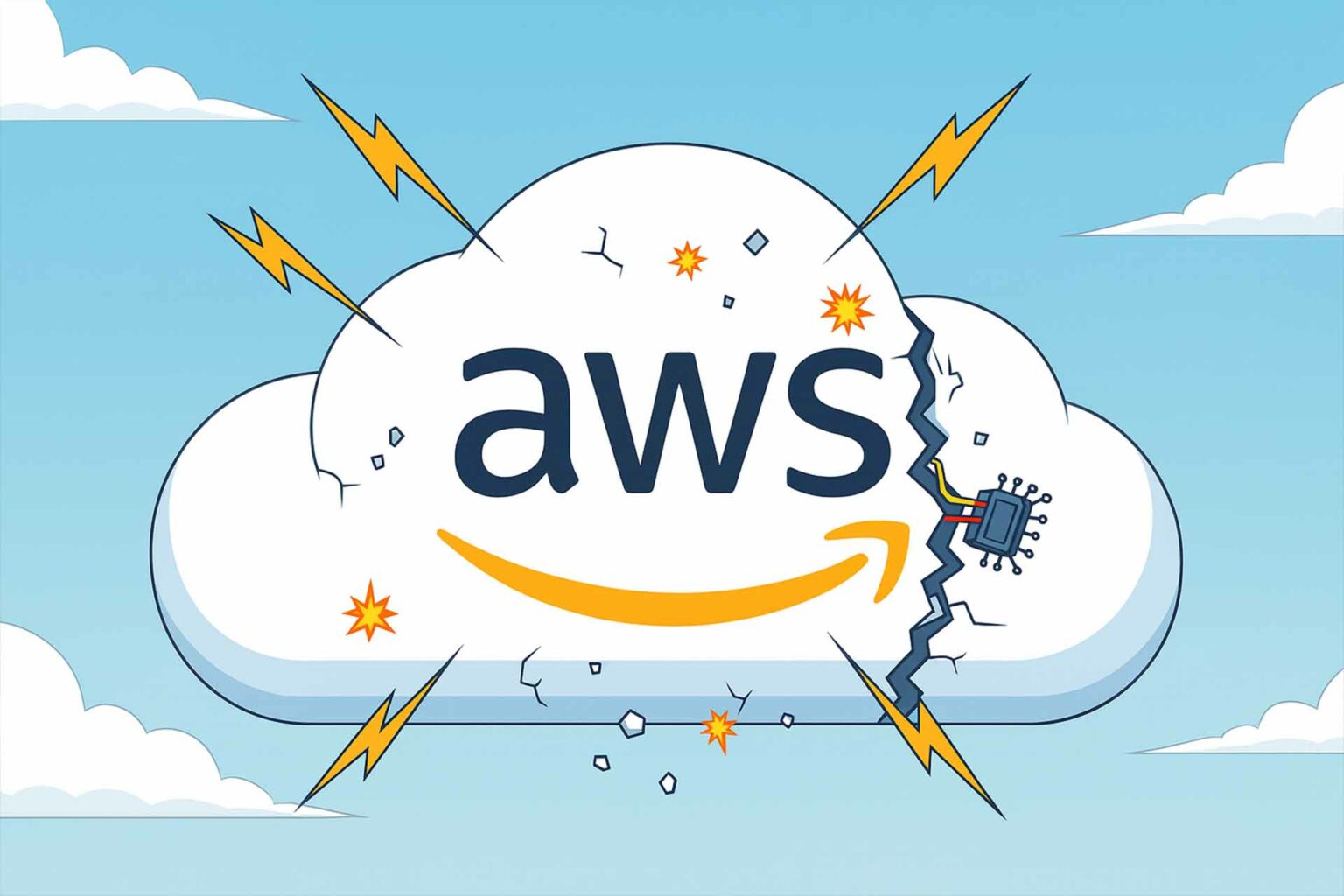 انقطاع أمازون (AWS) يهزّ الإنترنت العالمي انقطاع AWS