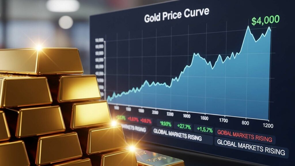 الذهب يتخطّى 4,000 دولار مجددًا بعد خفض الفائدة الأميركية وسط هشاشة الاتفاق التجاري الذهب يتجاوز 4,000 دولار بعد خفض الفائدة الأميركية