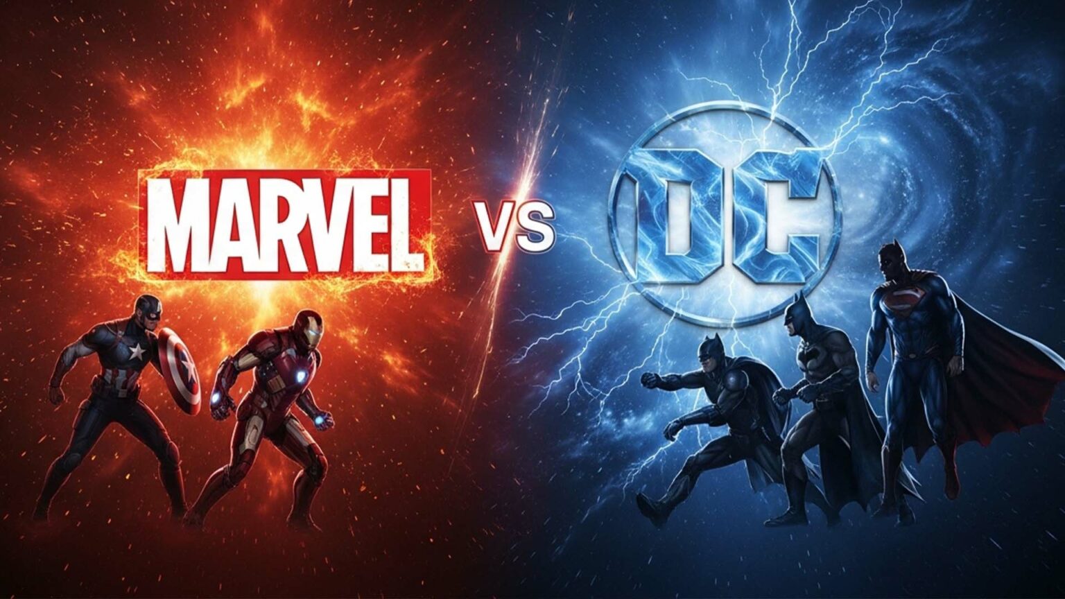 Marvel ضد DC: من يتفوّق في عالم الأبطال الخارقين 2025؟ Marvel ضد DC