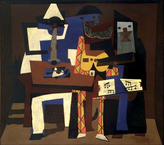 لوحة ثلاثة موسيقيين (Three Musicians)