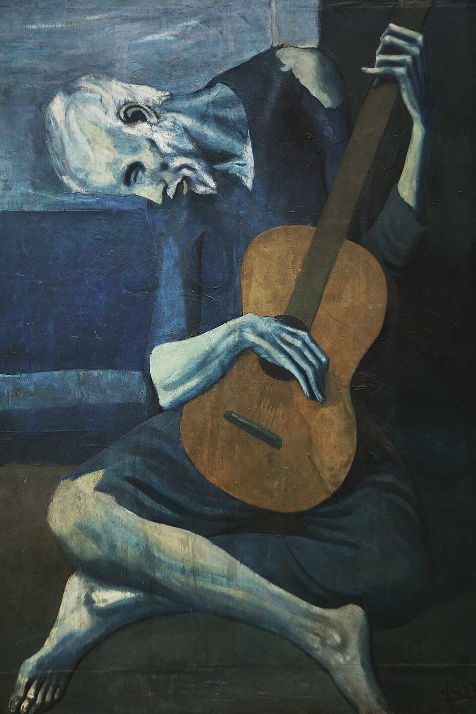لوحة عازف الجيتار العجوز (The Old Guitarist)