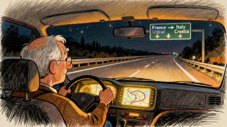 مسن فرنسي يقطع 1500 كلم بسبب خطأ GPS في رحلة غريبة