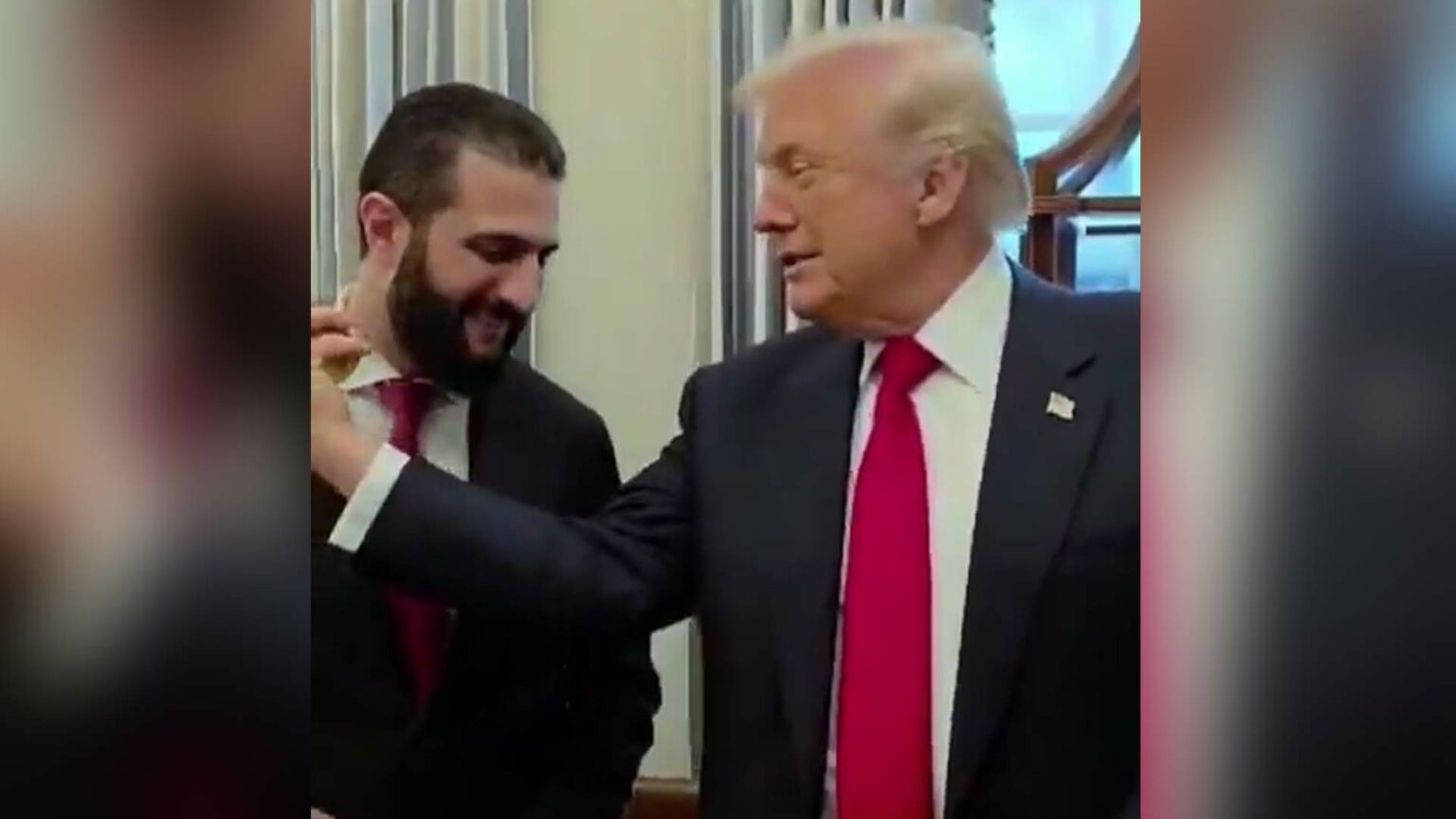 أحمد الشرع وترامب