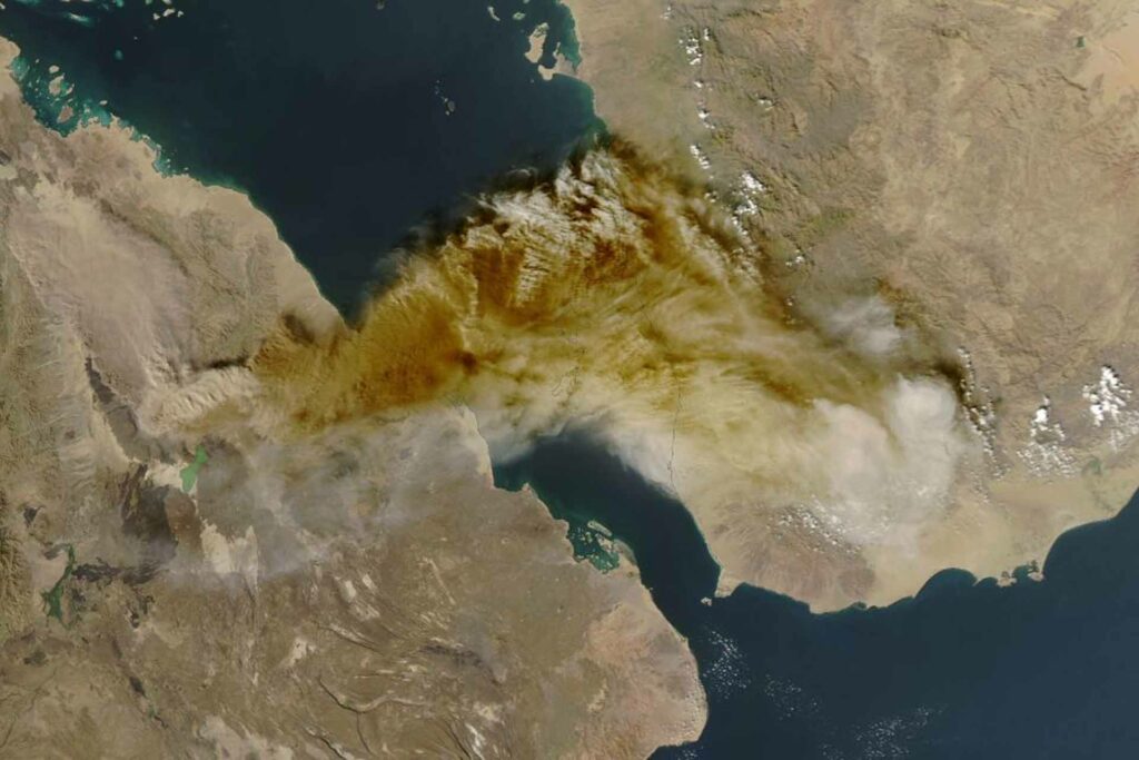 ثوران بركان إثيوبيا