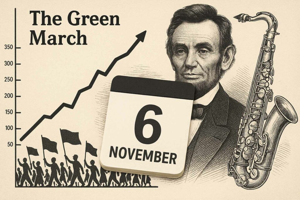 6 نوفمبر في التاريخ: يوم المسيرة الخضراء وانتخاب لينكولن