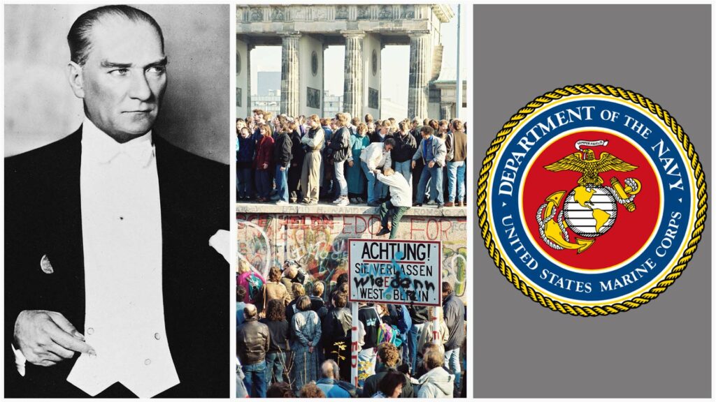 في مثل هذا اليوم 10 نوفمبر: من وفاة أتاتورك إلى السقوط الفعلي لجدار برلين