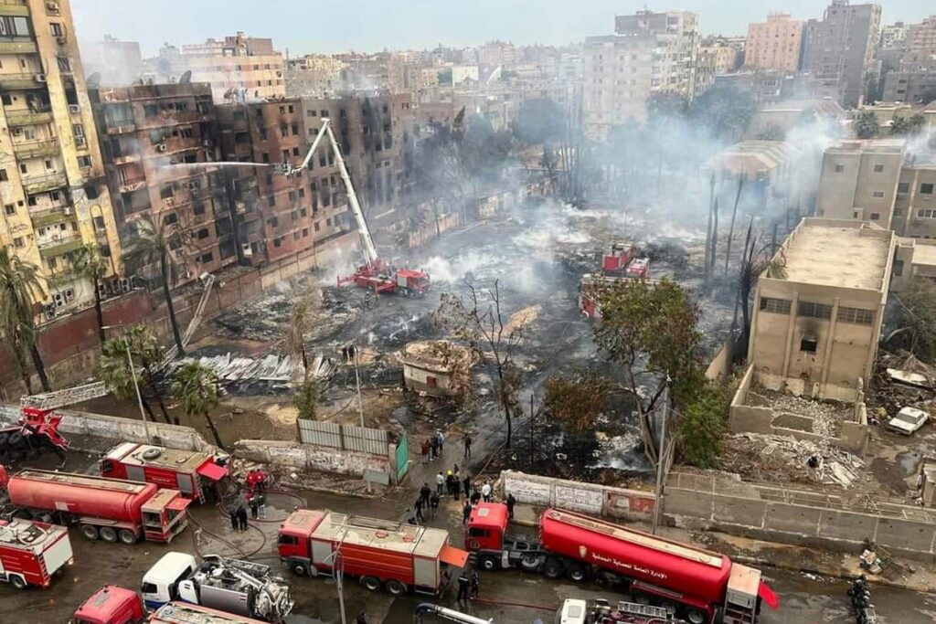 حريق ستوديو مصر
