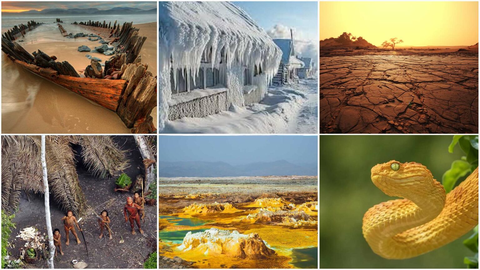 أخطر وأقسى الأماكن على كوكب الأرض