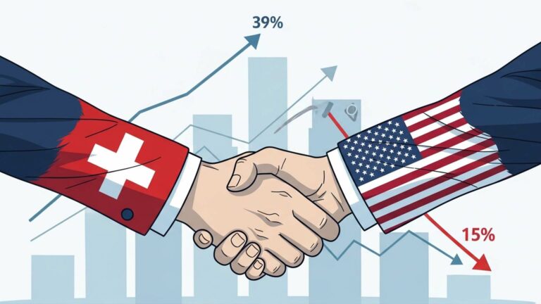 خفض الرسوم الأميركية على الصادرات السويسرية من 39% إلى 15%