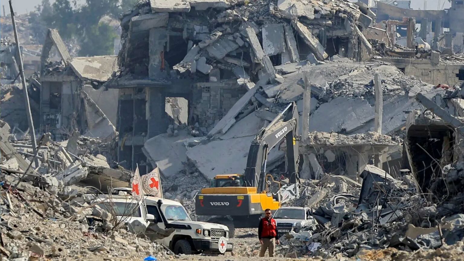 من عمليات البحث عن جثث الرهائن الإسرائيليين في غزة