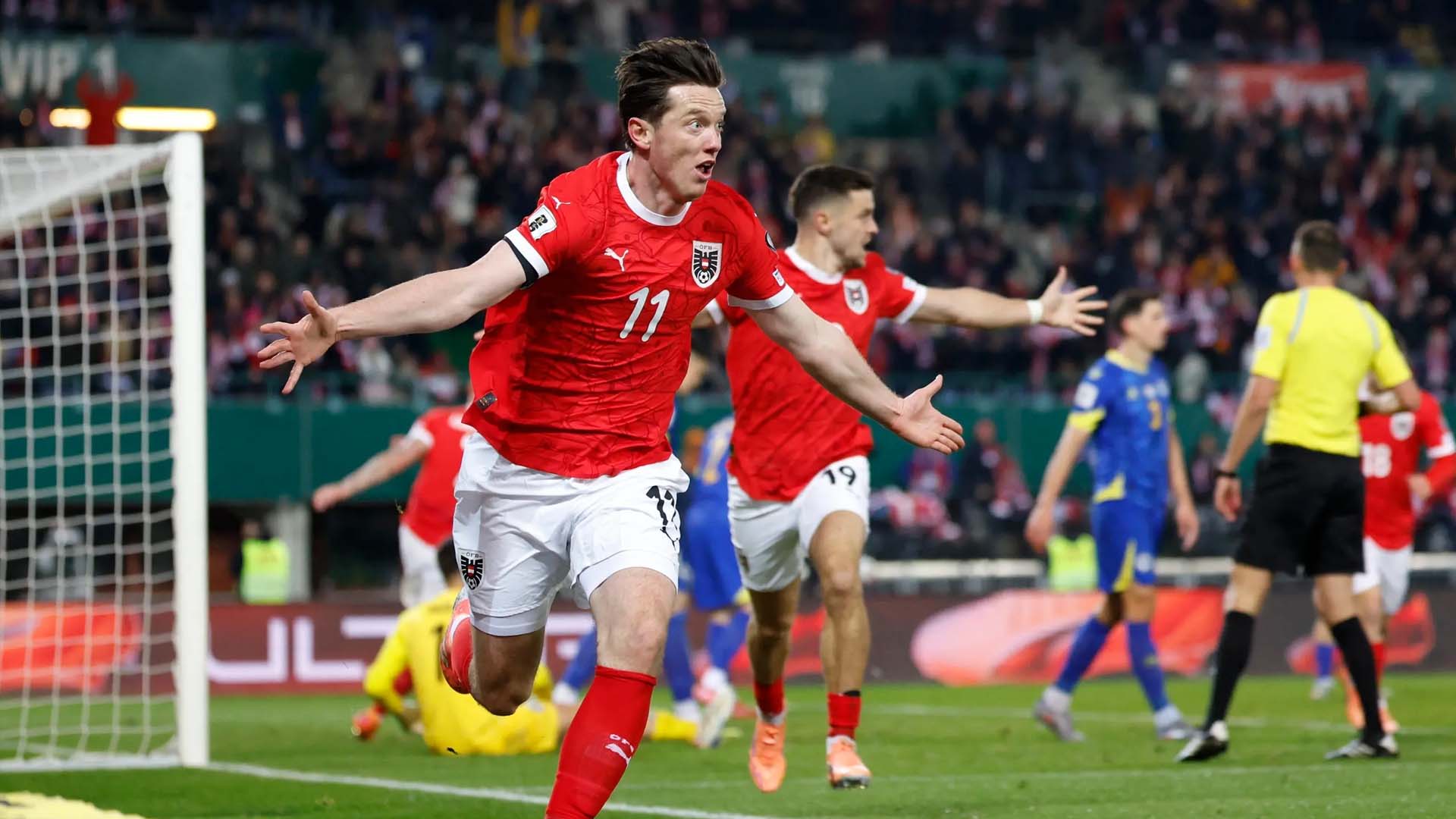 تعادل النمسا 1-1 مع البوسنة