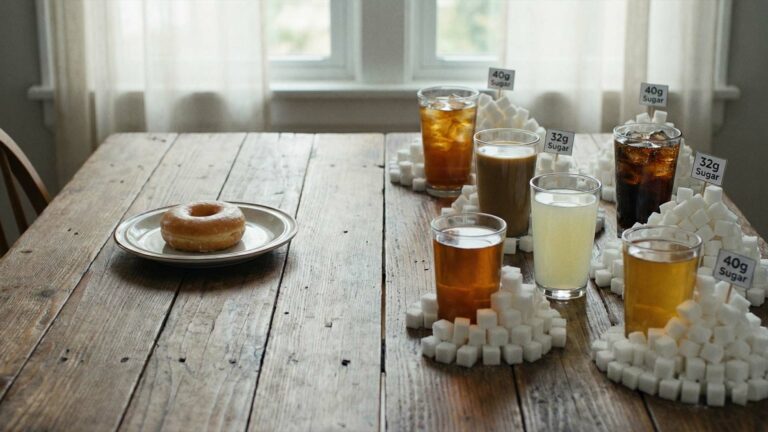 صورة تعبيرية عن السكر في المشروبات