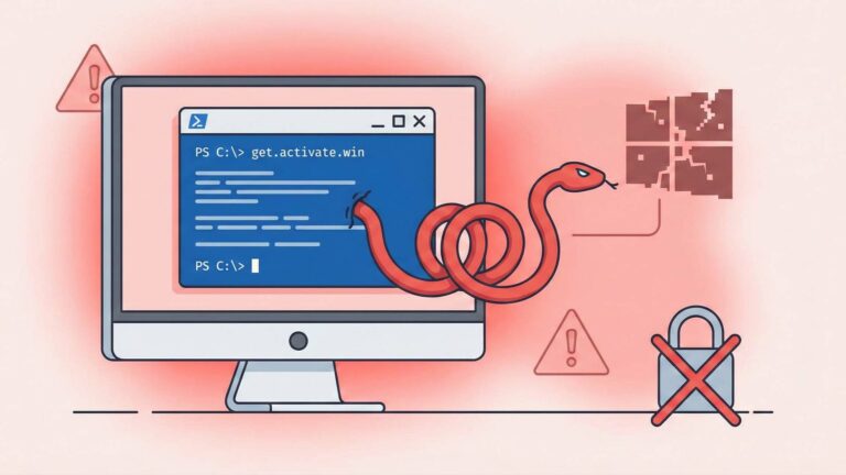 احذر تفعيل ويندوز - خطأ بسيط يعرض جهازك لبرمجيات تجسس