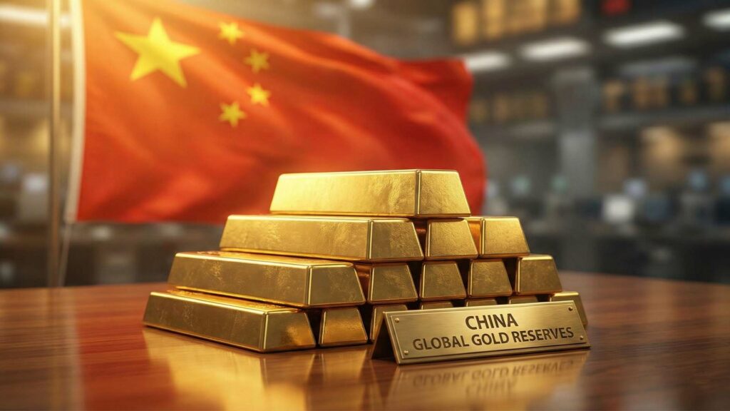 الصين احتياطي الذهب