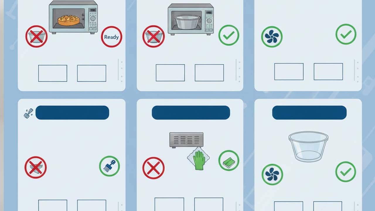 أخطاء شائعة في أفران ومايكروويف الجيل الجديد