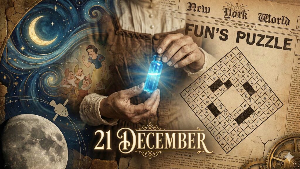 حدث في مثل هذا اليوم 21 ديسمبر - ماري كوري واكتشاف الراديوم، وأول شبكة كلمات متقاطعة.