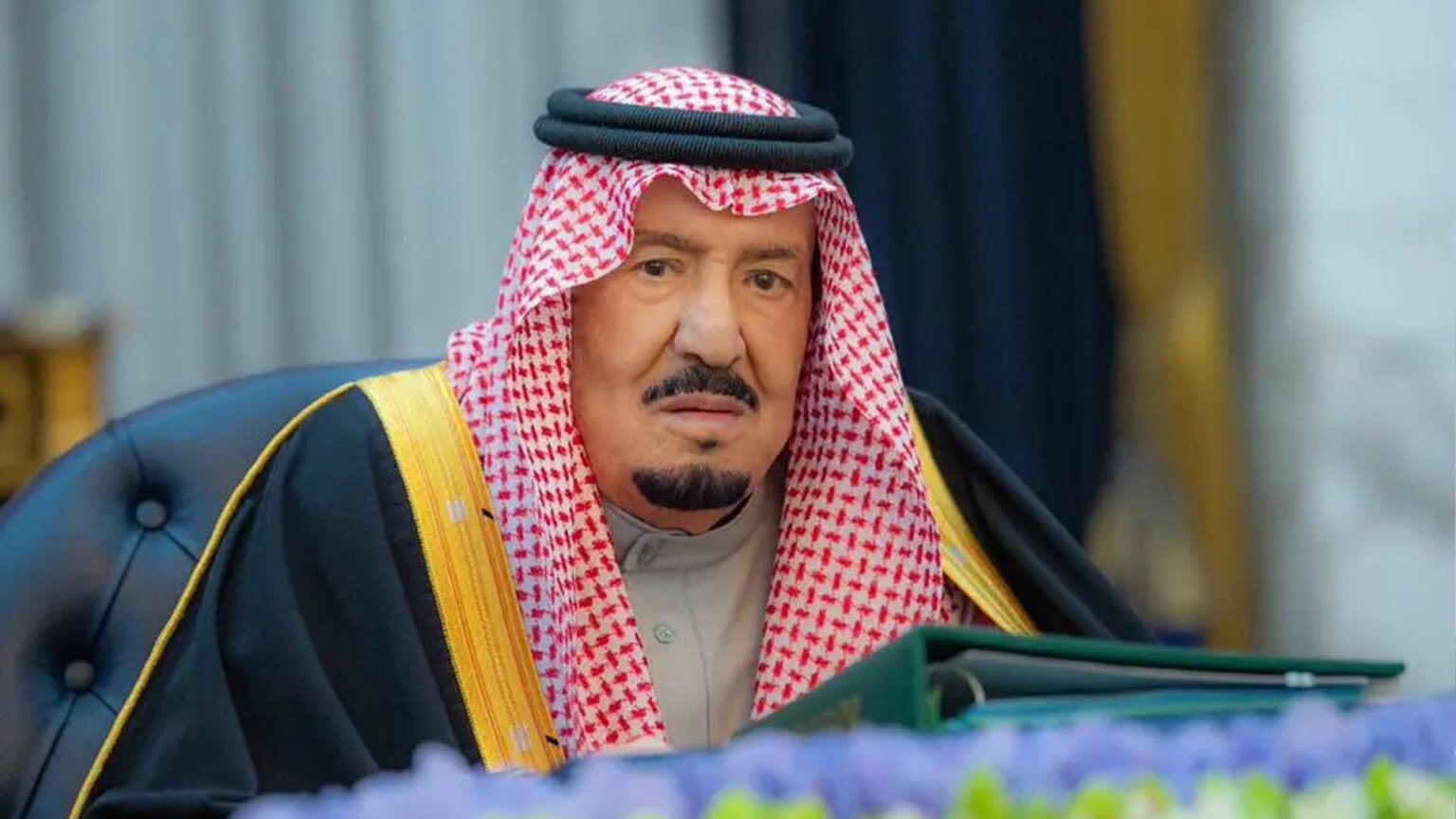 الملك سلمان بن عبد العزيز في مجلس الوزراء السعودي