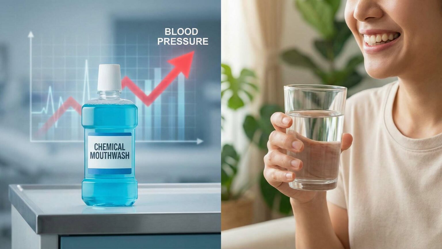 غسول الفم وارتفاع ضغط الدم