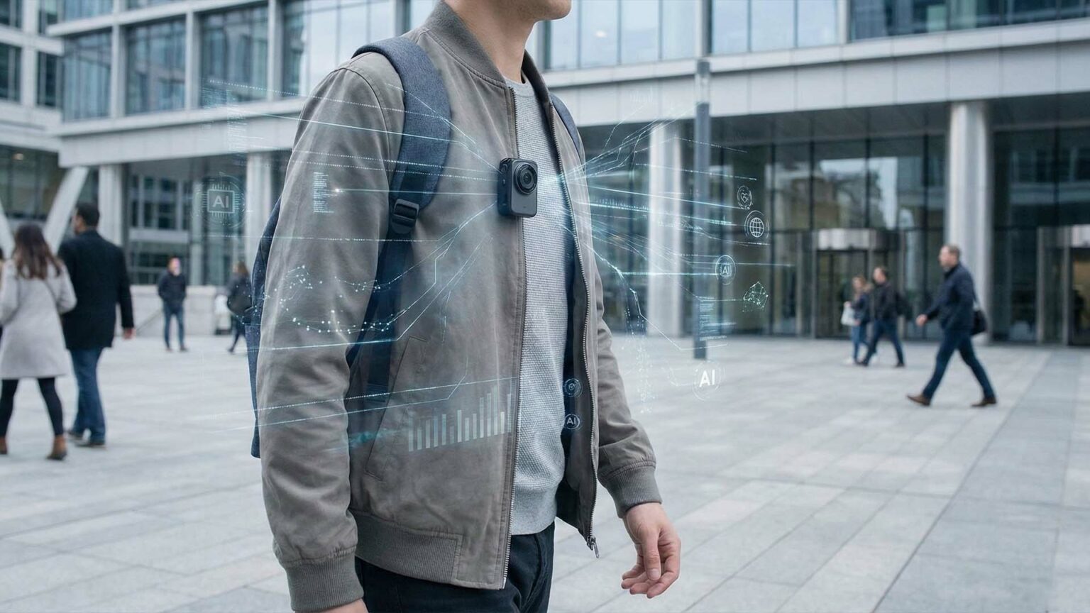 كاميرا ذكية قابلة للارتداء