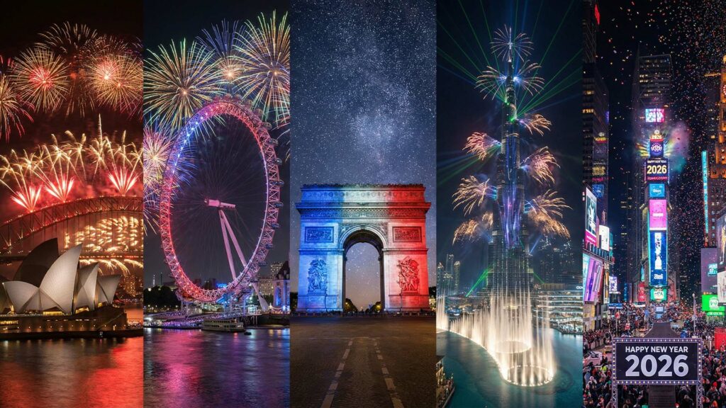 أجمل 5 عواصم عالمية تحتفل برأس السنة 2026