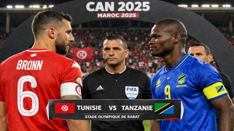 مباراة تونس وتنزانيا