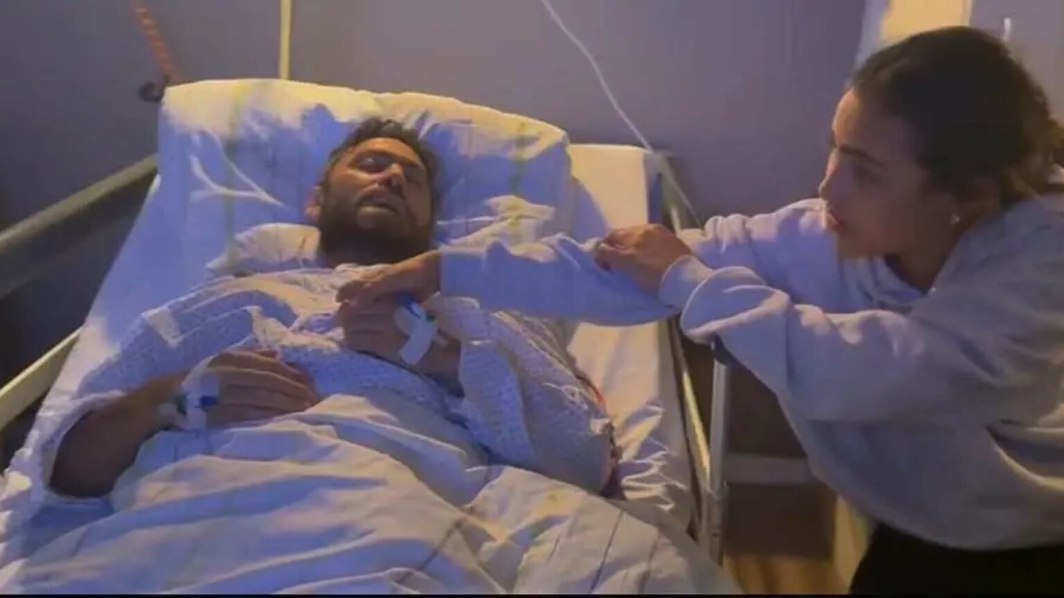 الحالة الصحية لتامر حسني