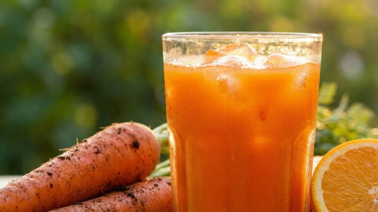 عصير الجزر والحمضيات