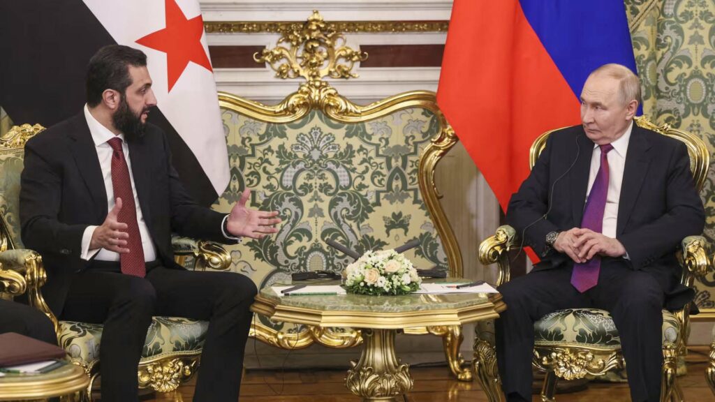 أحمد الشرع في الكرملين