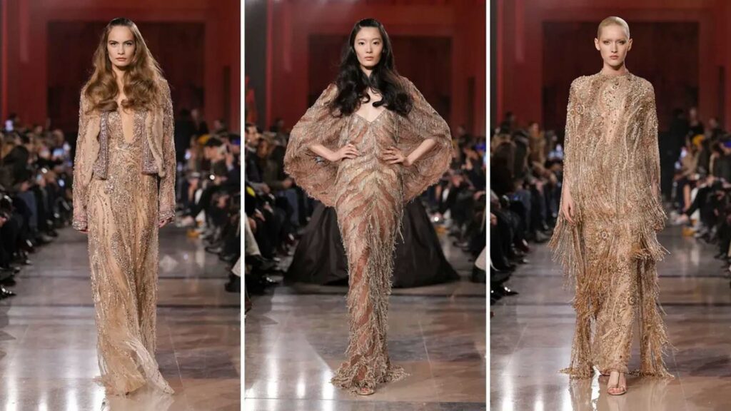 أزياء إيلي صعب في أسبوع باريس للموضة