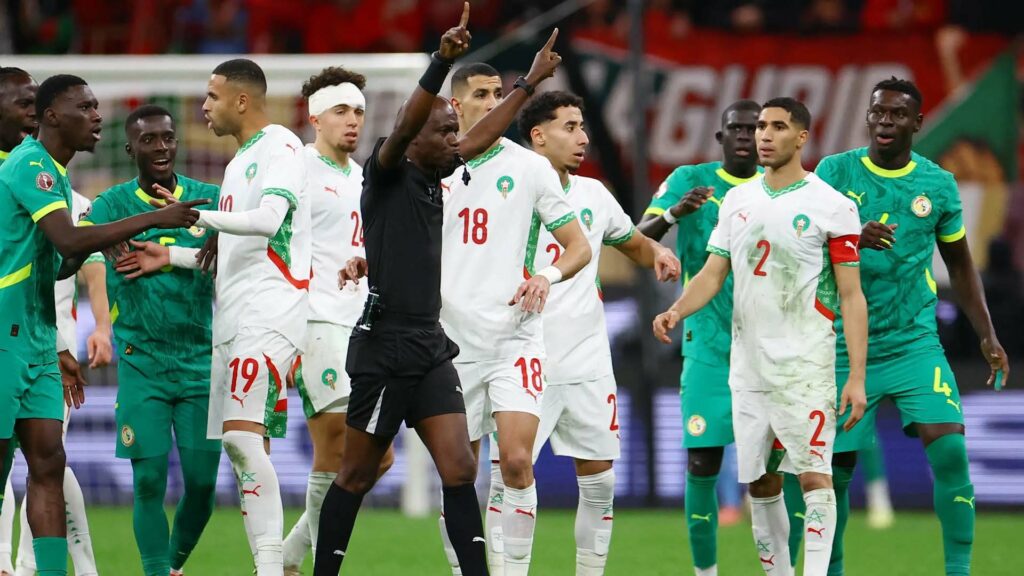 من لقاء المغرب والسنغال في نهائي كأس أفريقيا