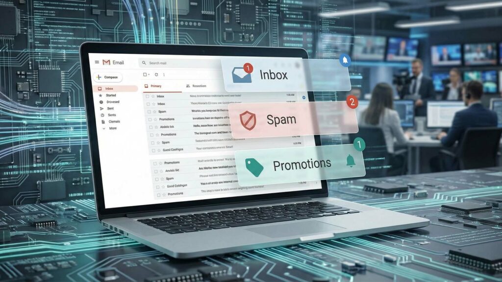 خلل جيميل - مشكلة تصنيف الرسائل في Gmail