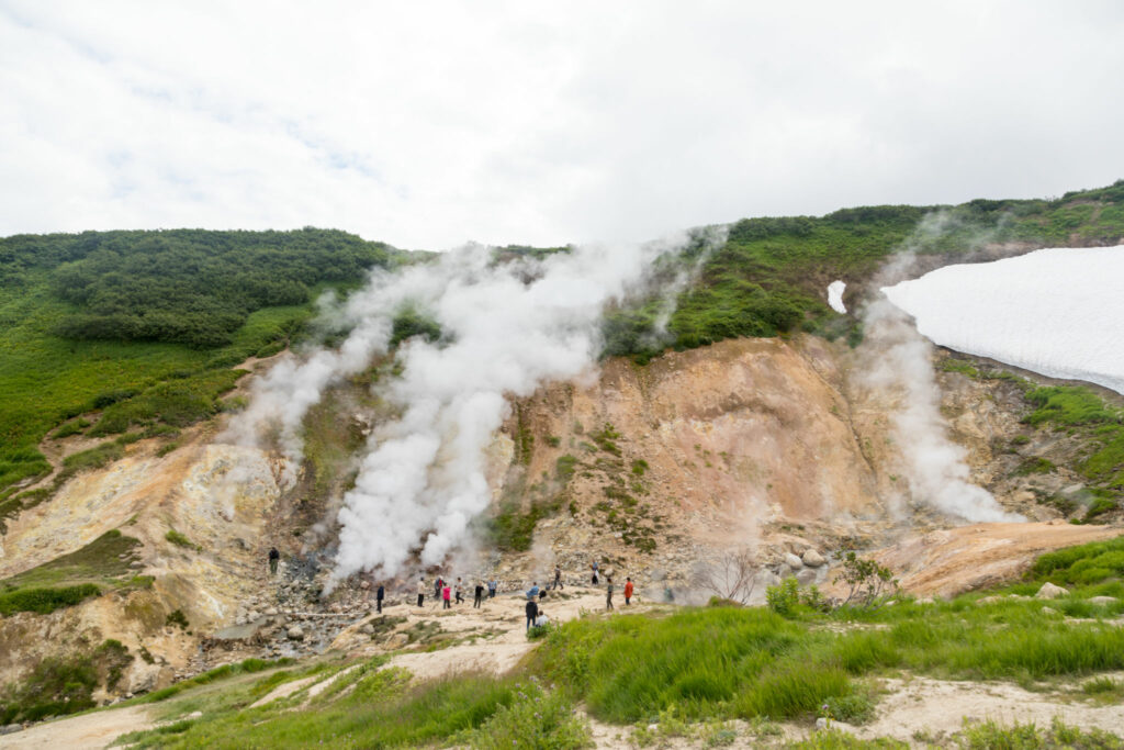 وادي الينابيع الحارة الصغيرة، شبه جزيرة كامتشاتكا، روسيا.