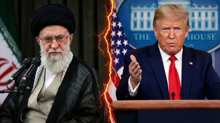 الرئيس ترامب والمرشد خامنئي