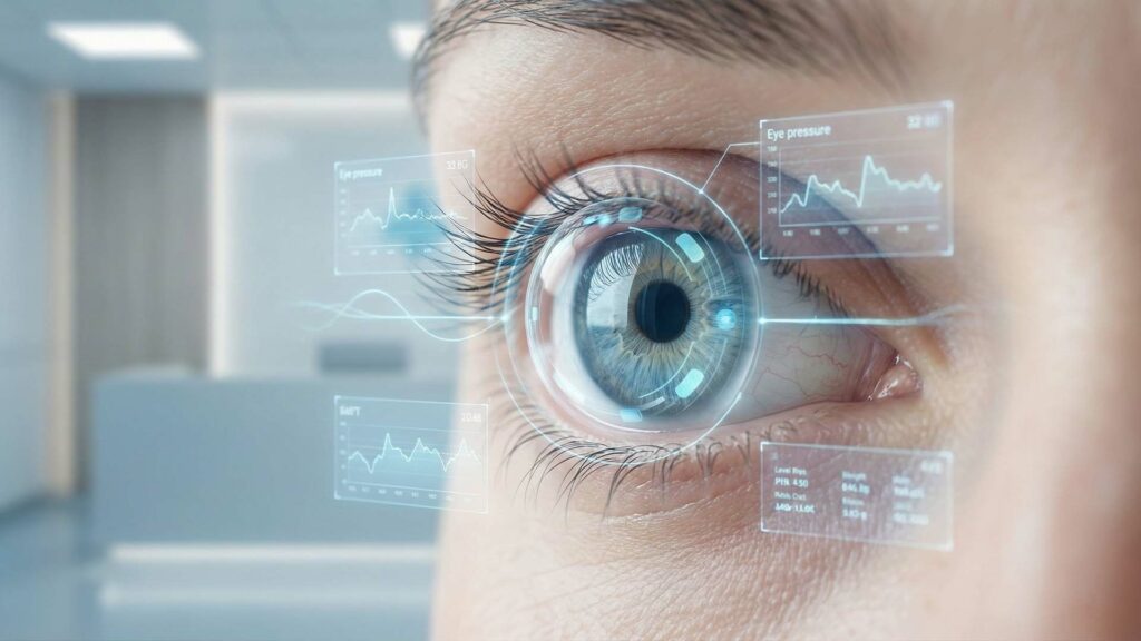 عدسة ذكية لمراقبة ضغط العين